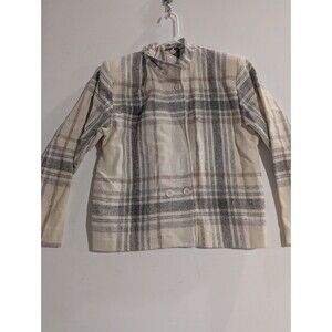 Vintage Simone Alexander For Patty Woodard Wool Blend Blazer Plaid  Sz M/L